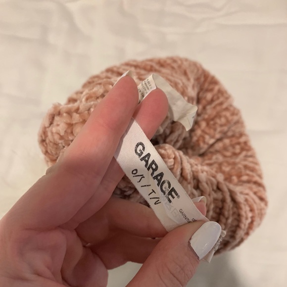 Garage Pink Velvet Toque - Picture 3 of 3